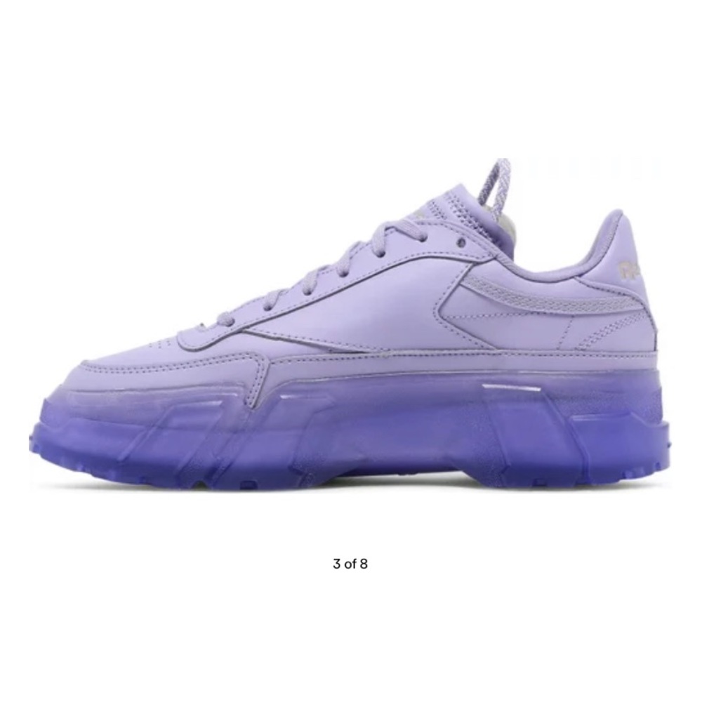 Cardi B x Reebok purple “crisps”